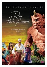 Cover art for The Fantastic Films of Ray Harryhausen - Legendary Monster Series (Jason and the Argonauts / The Seventh Voyage of Sinbad / The Golden Voyage of Sinbad / Sinbad and the Eye of the Tiger / The 3 Worlds of Gulliver)