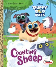 Cover art for Counting Sheep (Disney Junior Puppy Dog Pals) (Little Golden Book)