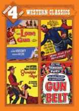 Cover art for Movies 4 You: Western Classics (The Lone Gun, Ride Out For Revenge, Gunsight Ridge & Gun Belt)