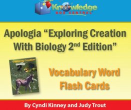 Cover art for Apologia Exploring Creation With Biology Vocabulary Word Flash Cards (2nd Edition) PRINTED