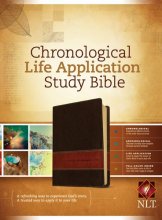 Cover art for NLT Chronological Life Application Study Bible, TuTone (LeatherLike, Brown/Tan)