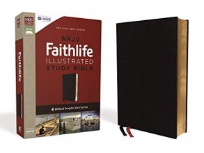 Cover art for NKJV, Faithlife Illustrated Study Bible, Premium Bonded Leather, Black, Red Letter Edition: Biblical Insights You Can See