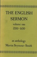 Cover art for The English Sermon, Volume 2: 1550-1650