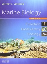 Cover art for Marine Biology: Function, Biodiversity, Ecology