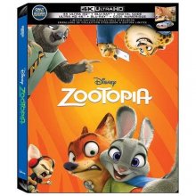 Cover art for Zootopia (Limited Edition Steelbook) [4K Ultra HD + Blu-ray + Digital HD]
