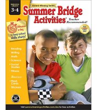 Cover art for Summer Bridge Activities | Bridging Grades 3-4 | Summer Learning Workbook | 160pgs
