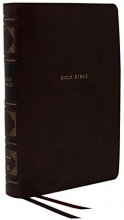 Cover art for NKJV, Reference Bible, Classic Verse-by-Verse, Center-Column, Leathersoft, Black, Red Letter, Comfort Print: Holy Bible, New King James Version
