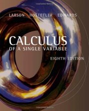 Cover art for Calculus of a Single Variable