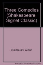 Cover art for Three Comedies (Shakespeare, Signet Classic)