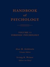 Cover art for Handbook of Psychology, Vol. 11: Forensic Psychology