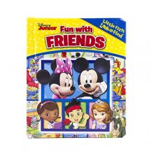 Cover art for Disney Junior Mickey, Minnie, Sofie and More! - Fun with Friends Little First Look and Find - PI Kids