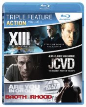 Cover art for Action Triple Feature, Vol. 1 (XIII: The Conspiracy / JCVD / Brotherhood) [Blu-ray]