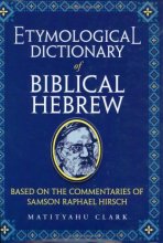 Cover art for Etymological Dictionary of Biblical Hebrew: Based on the Commentaries of Samson Raphael Hirsch (English and Hebrew Edition)