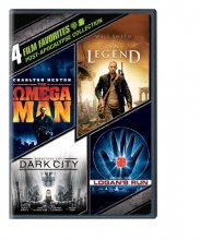 Cover art for 4 Film Favorites: Post-Apocalypse (I Am Legend, Logan's Run, Dark City Director's Cut, The Omega Man)