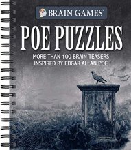 Cover art for Brain Games - Poe Puzzles: More Than 100 Brain Teasers Inspired by Edgar Allan Poe