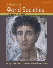 Cover art for A History of World Societies, Volume 1: to 1600