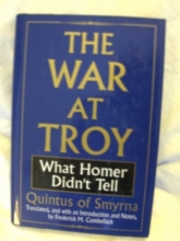 Cover art for The war at Troy: What Homer didn't tell