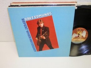 Cover art for Dave Edmunds Repeat When Necessary LP Swan Song SS-8507 NM W/ Lyric Sleeve