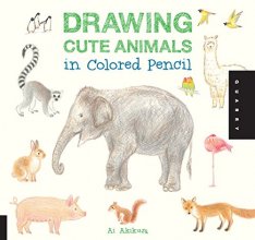 Cover art for Drawing Cute Animals in Colored Pencil