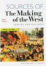Cover art for Sources of The Making of the West, Volume I: Peoples and Cultures