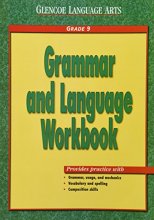 Cover art for Glencoe Language Arts Grammar And Language Workbook Grade 9