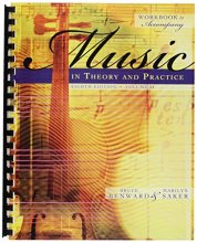 Cover art for Workbook to accompany Music in Theory and Practice, Volume 2