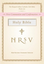 Cover art for NRSV HarperCollins Catholic Gift Bible (white)