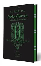 Cover art for Harry Potter and the Philosopher's Stone: Slytherin Edition; Black and Green