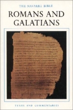 Cover art for The Navarre Bible: Romans and Galatians (The Navarre Bible: New Testament)