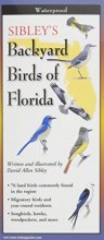 Cover art for Sibley's Backyard Birds of Florida: Folding Guide (Foldingguides)