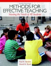 Cover art for Methods for Effective Teaching: Meeting the Needs of All Students (6th Edition)