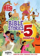 Cover art for One Big Story Bible Stories in 5 Minutes (padded): Connecting Christ Throughout God's Story