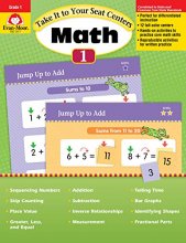 Cover art for Take It to Your Seat Common Core Math Centers, Grade 1 (Take It to Your Seat Math Centers)