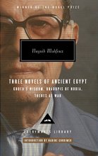 Cover art for Three Novels of Ancient Egypt: Khufu's Wisdom, Rhadopis of Nubia, Thebes at War (Everyman's Library)