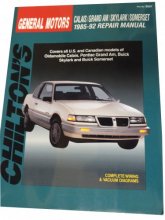 Cover art for Chilton's General Motors: Calais/Grand Am/Skylark/Somerset, 1985-92 Repair Manual (Total Car Care, Part No 8257)