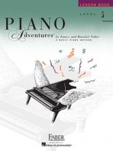 Cover art for Level 5 - Lesson Book: Piano Adventures (The Basic Piano Method)