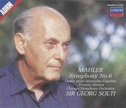 Cover art for Gustav Mahler : Symphony No 6 / Lieder eines fahrenden Gesellen