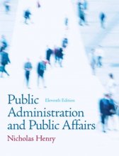 Cover art for Public Administration and Public Affairs (11th Edition)