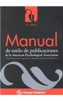 Cover art for Manual De Estilo De Publicaciones De LA American Psychological Association (Spanish Edition)