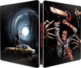 Cover art for The Evil Dead 2-Movie Collection (The Evil Dead / Evil Dead 2): Limited Edition Steelbook [4K Ultra HD + Blu-ray + Digital HD]