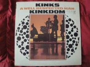 Cover art for The Kinks "KINKDOM" Original 1965 Reprise Tri-Color R-6184 Mono Vinyl Lp Record Vg+ "A Well Respected Man" Album