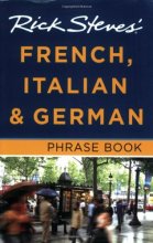 Cover art for Rick Steves' French, Italian and German Phrase Book