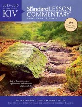 Cover art for KJV Standard Lesson Commentary® Large Print Edition 2015-2016