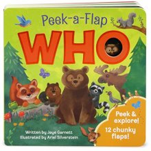 Cover art for Who: Peek-a-Flap Board Book