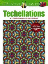 Cover art for Creative Haven 3-D Techellations Coloring Book (Adult Coloring)