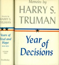Cover art for Memoirs by Harry S. Truman: Year of Decisions and Years of Trial and Hope (2 Volume Set)