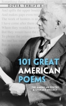 Cover art for 101 Great American Poems (Dover Thrift Editions)