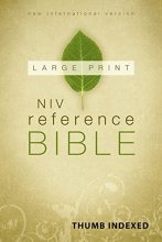Cover art for NIV, Reference Bible, Large Print, Hardcover, Indexed