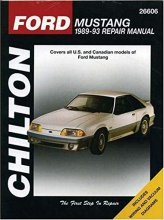 Cover art for Ford Mustang, 1989-93 (Chilton Total Car Care Series Manuals)