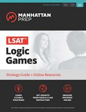 Cover art for LSAT Logic Games: Strategy Guide + Online Tracker (Manhattan Prep LSAT Strategy Guides)